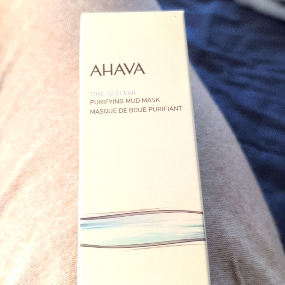 AHAVA Time to Clear Purifying Mud Mask Dead Sea Made in Israel NIB NEW IN BO